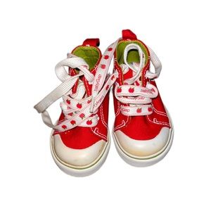 Vintage Baby Gap Apple Red Baby Shoes